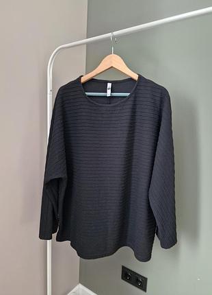 Реглан черный плюс сайз 44 46 2xl 3xl