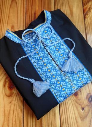 Украинская вышиванка из натурального хлопка для мальчика