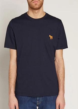 Чорна чоловіча футболка paul smith