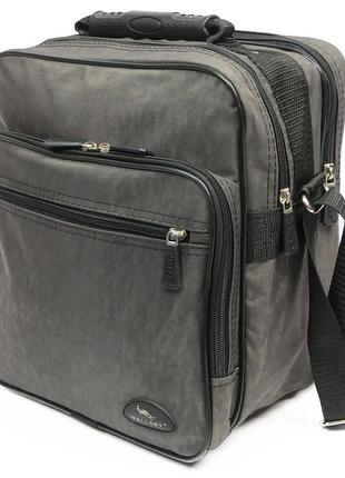 Сумка чоловіча з нейлону wallaby, україна 2437 хакі