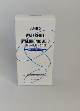 Jumiso waterfull hyaluronic acid cooling sun stick – это солнцезащитный сток с охлаждающим эффектом
на современных фильтрах spf50+ pa++++