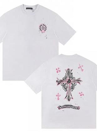 Футболки оверсайз chrome hearts