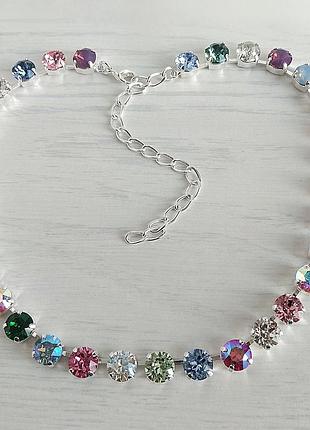 Чокер с кристаллами swarovski
