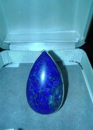 Каблучка срібна з лазурітом