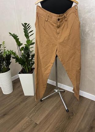 Стильні штани льняні, чіноси  zara