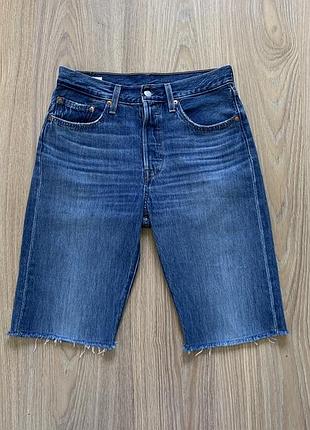 Мужские джинсовые шорты бриджи levis premium