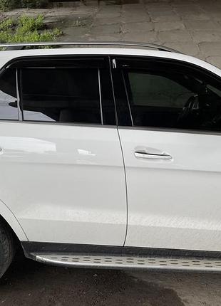 Вітровики для mercedes gle-class coupe c-292 2015+ з хром полоскою (hic) mb51-m