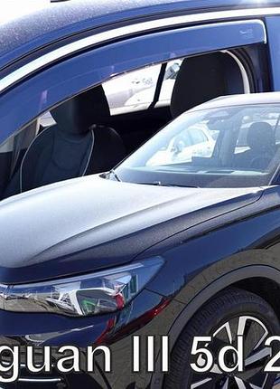 Вітровики для volkswagen tiguan 2024 + 5d (вставні, кт - 4шт) (lse)