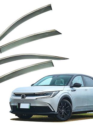 Дефлекторы окон (ветровики) для honda e:np2 / e:ns2 2024+ (hawk)