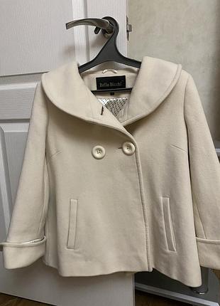 Вкорочене пальто bella bicchí оригінал італійське виробництво