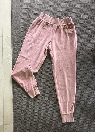 Спортивні штани велюрові з манжетами спортивные велюровые штаны