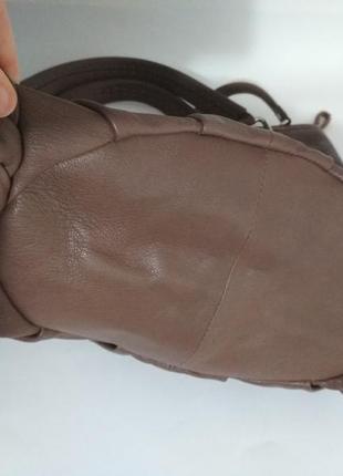 100% кожа фирменная oushka большая кожаная сумка шопер супер качество!6 фото