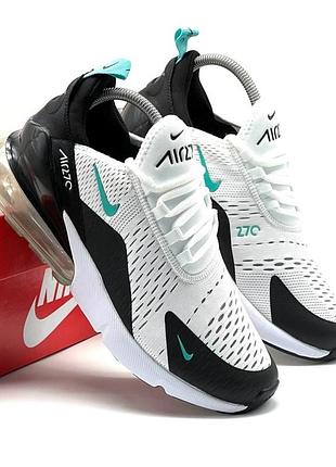 Кросівки nike air max колір білий,чорний
