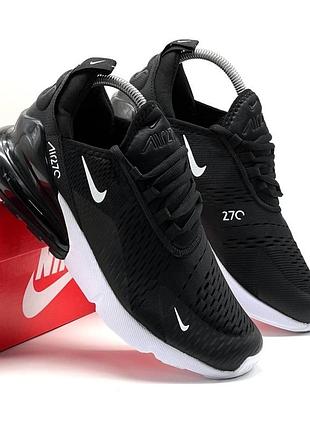 Кросівки nike air max колір чорний/білий