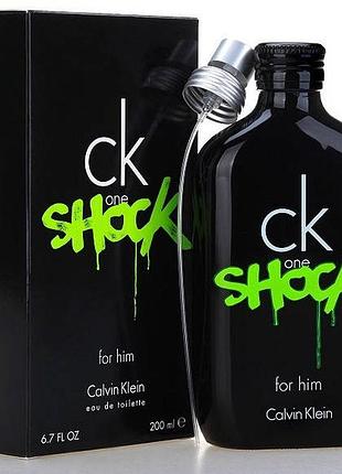 Оригінал calvin klein ck one shock for him 100 ml туалетна вода