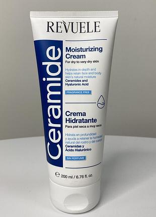 Крем для обличчя зволожуючий 200 мл revuele ceramide