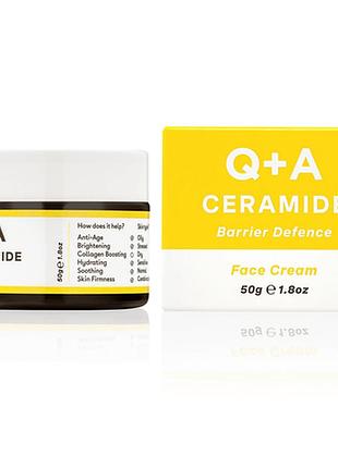 Защитный крем для лица с керамидами q+a ceramide face cream 50g