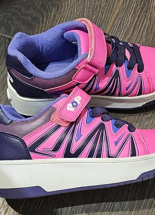 Роликовые кроссовки heelys. размер 35-23 см.