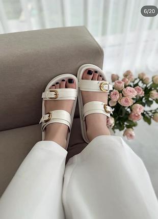 Шльопанці, тапки  під zara молочні