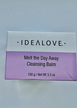 Очищувальний бальзам melt the day away від idealove® трифазне дбайливе й ефективне очищення