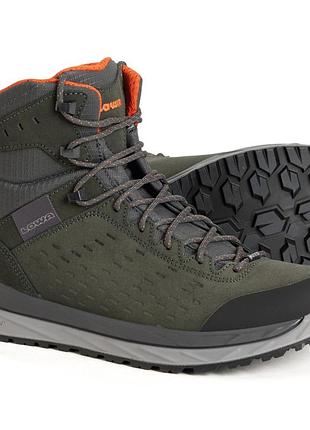 Непромокаемый ботинок кожа lowa malta gtx gore-tex® mid hiking оригинал