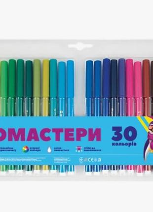Фломастеры centropen 30 цветов (7550/30)