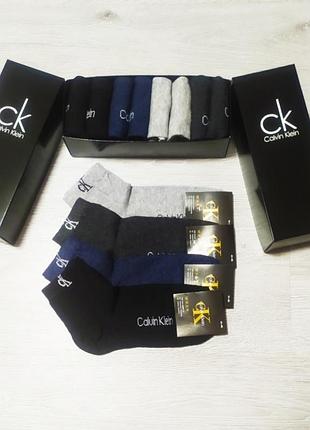 Носки, носки мужские -набор 12 пар в коробке striped calvin klein