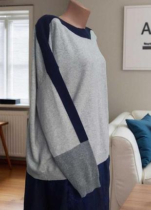 Свитер оверсайз кашемир pure cashmere люкс батал pluz size классика широкий разлетайка свободный джемпер пуловер