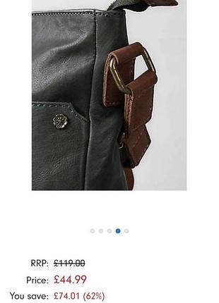 Жіночв шкірянa сумка через плече від lakeland  fine leather 😍 (сумка -хобо)3 фото