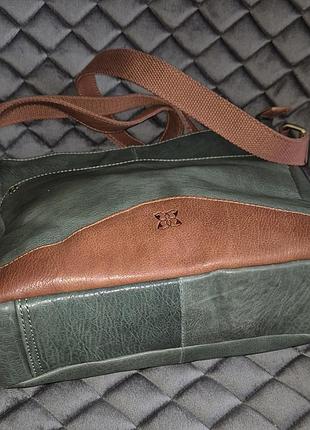 Жіночв шкірянa сумка через плече від lakeland  fine leather 😍 (сумка -хобо)5 фото