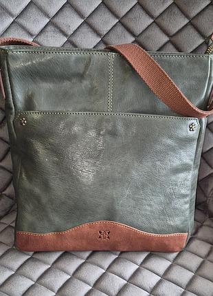 Жіночв шкірянa сумка через плече від lakeland  fine leather 😍 (сумка -хобо)4 фото