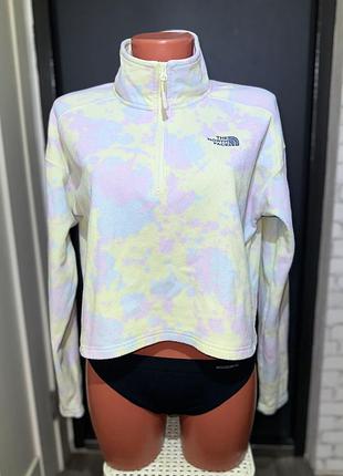 Флісова укорочена кофта the north face