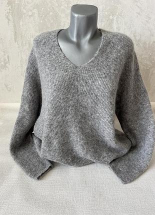 Джемпер из мохера и шерсти xl