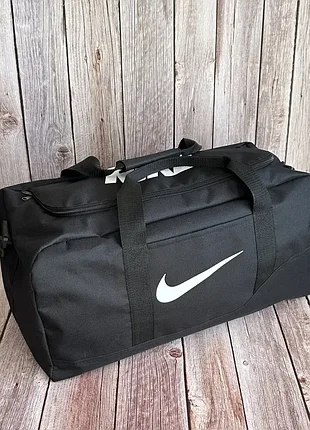 Большая спортивная сумка черная nike, сумка дорожная в спортзал для путешествий