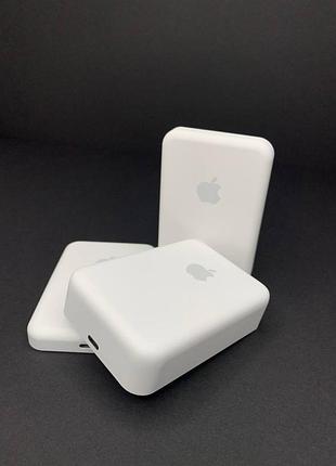 Повербанк magsafe battery pack 5000 mah 18.5w, белый tops