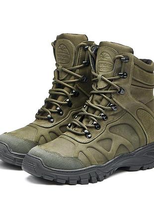 Зимові берці на мембрані gore-tex +5 -15 олива tops