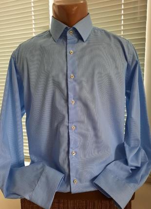 Сорочка в смужку slim fit