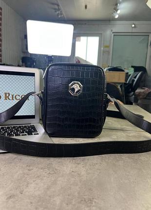 Месенджер stefano ricci з натуральної шкіри під кродила c816 tops