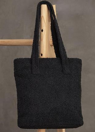 Женская сумка шоппер тедди without delicate black tops