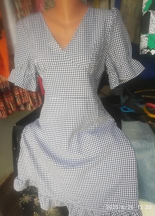 Платье в клетку