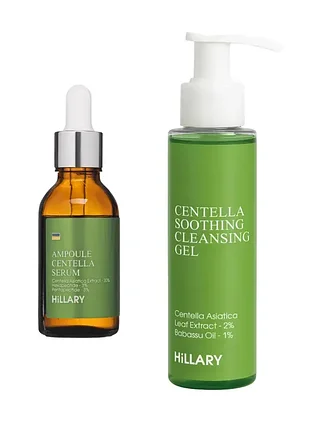 Набір заспокійливий з центеллою hillary centella soothing set