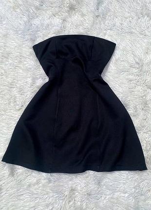 Жіноча чорна міні сукня