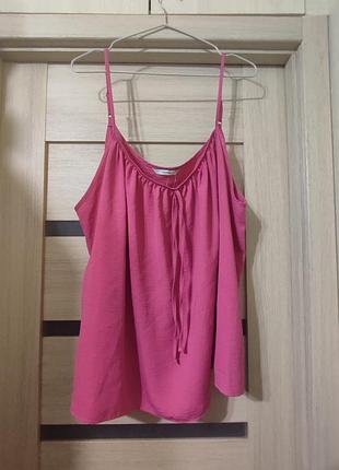 Базовая розовая - малиновая майка george, 20 размер