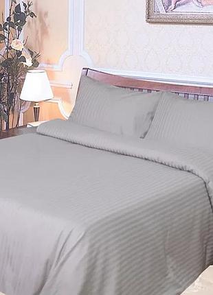 Простыня на резинке сатин страйп ярослав