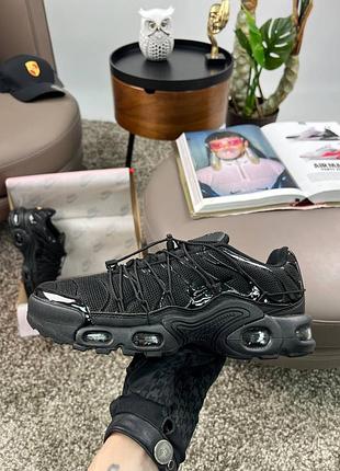 Кросівки nike air max plus tn lace toggle all black