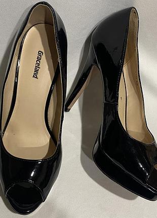 Жіночі туфлі з відкритим носком, босоніжки