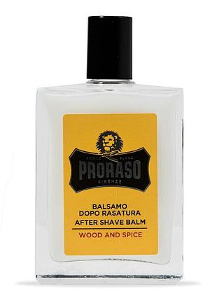 Бальзам після гоління proraso wood & spice after shave balm 100 мл