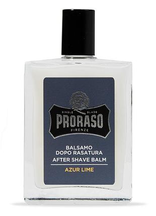 Бальзам після гоління proraso azur & lime after shave balm 100 мл