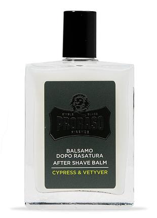 Бальзам після гоління proraso cypress & vetyver after shave balm 100 мл