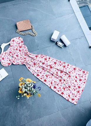 Платье миди состав коттон